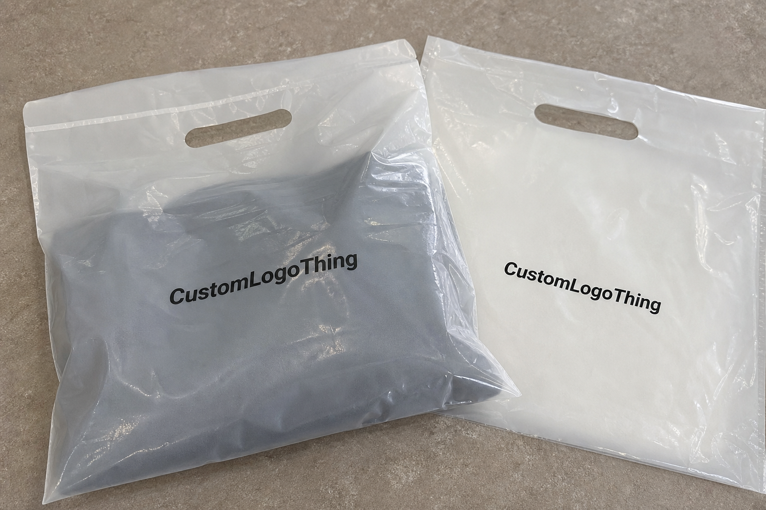 Fitness Studio Custom Poly Mailer Bags Print Comparison