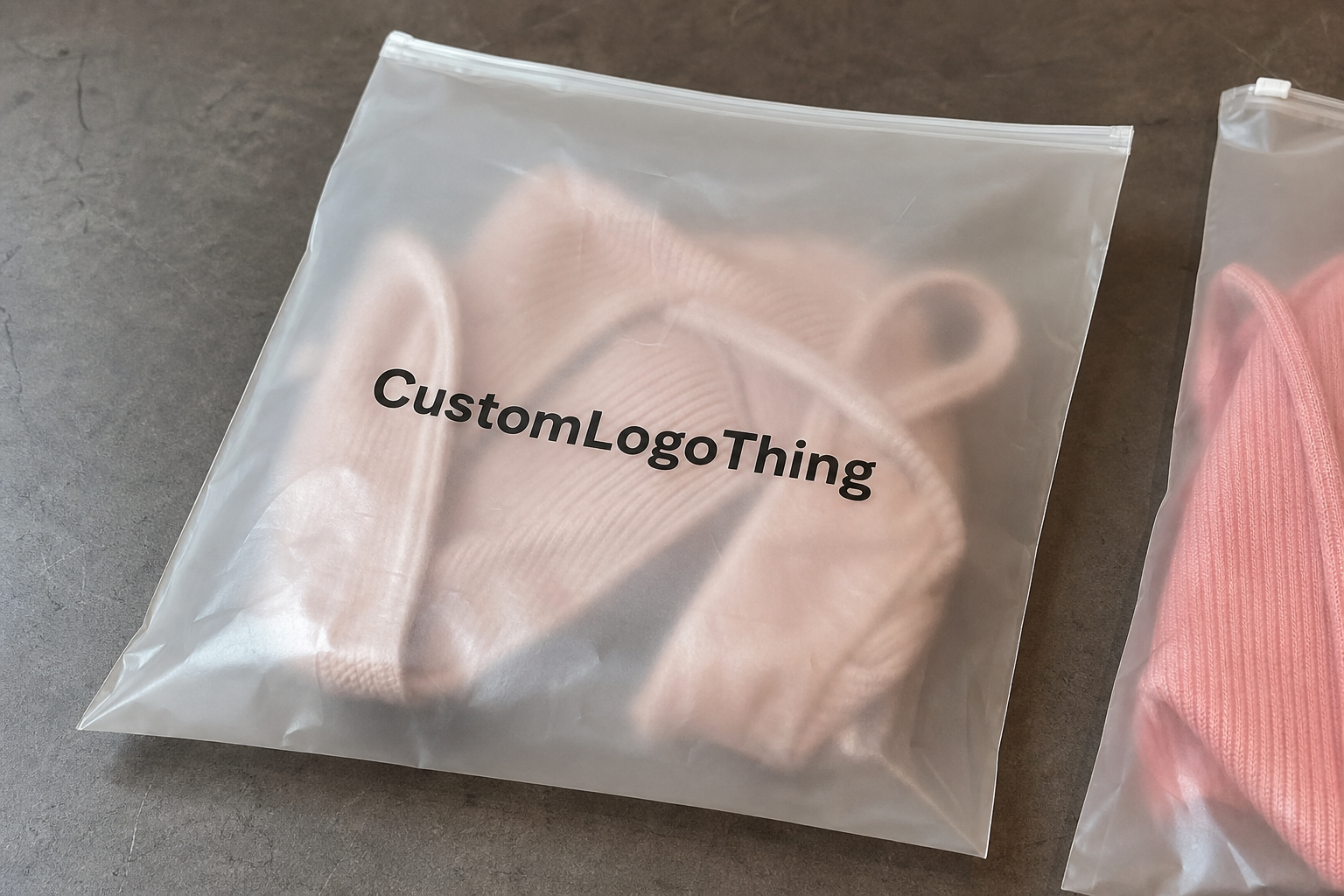 Swimwear Buyers: Frosted Zipper Bags Unit Cost Breakdown