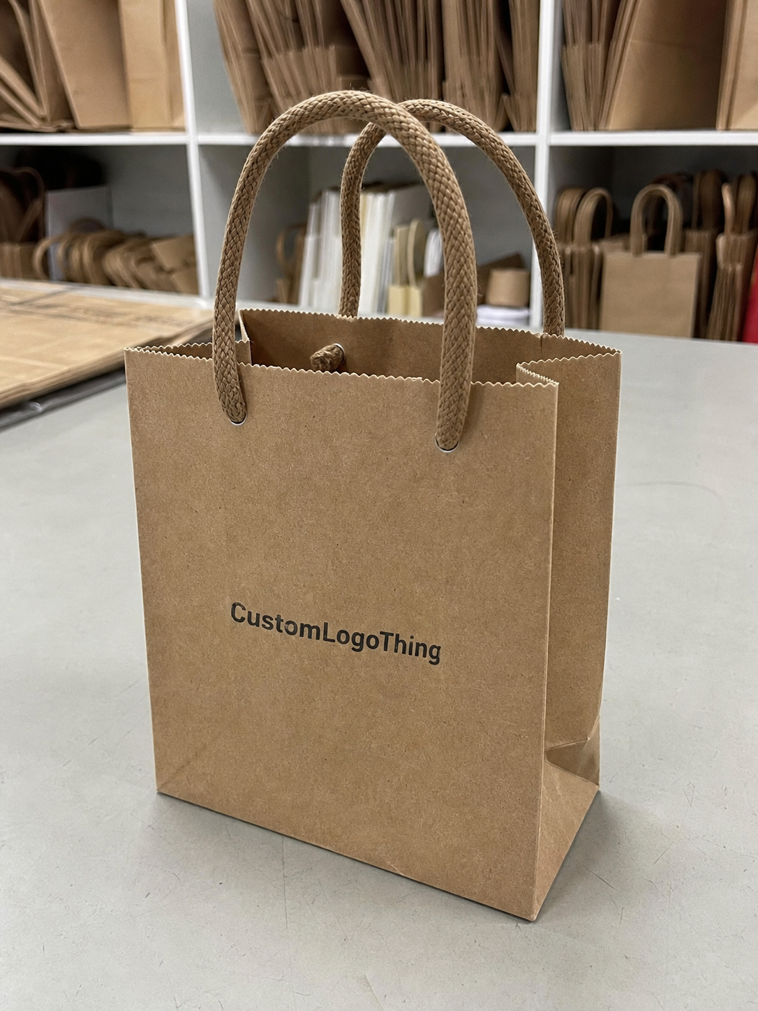 Soap Brand Kraft Paper Bags Unit Cost for Bulk Orders
