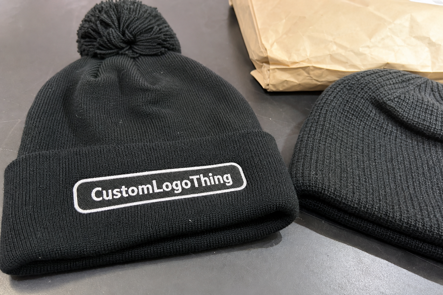 Custom Knit Hats with Logo Bulk Order Pricing for Teams