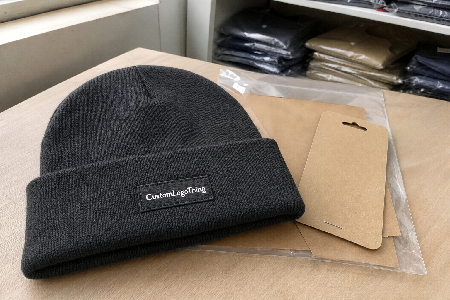 Buy Custom Logo Patch Beanies for Hotel Staff Uniforms