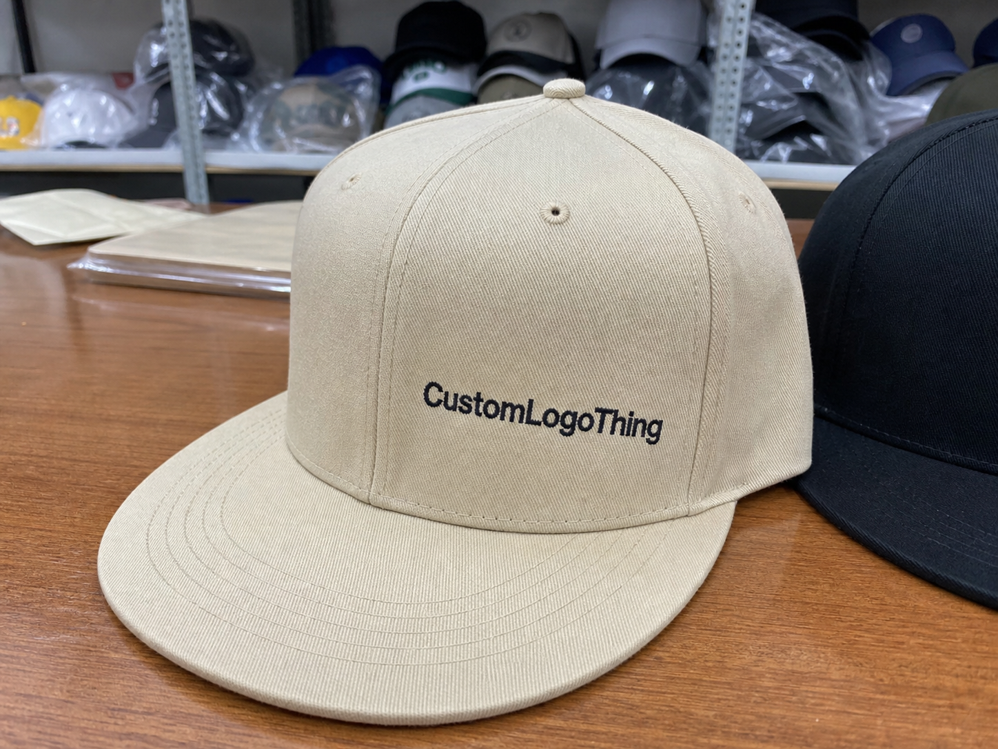 Buy Printed Snapback Cap Logo Placement for Cosmetics Brands