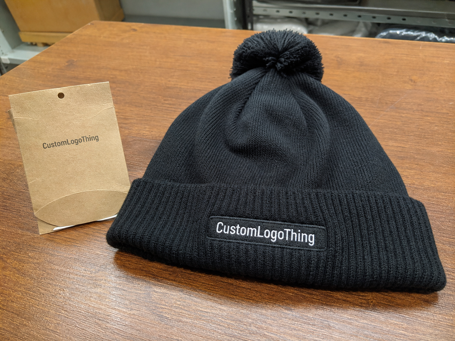 Custom Pom Pom Beanies for Ski Club Merchandise Orders