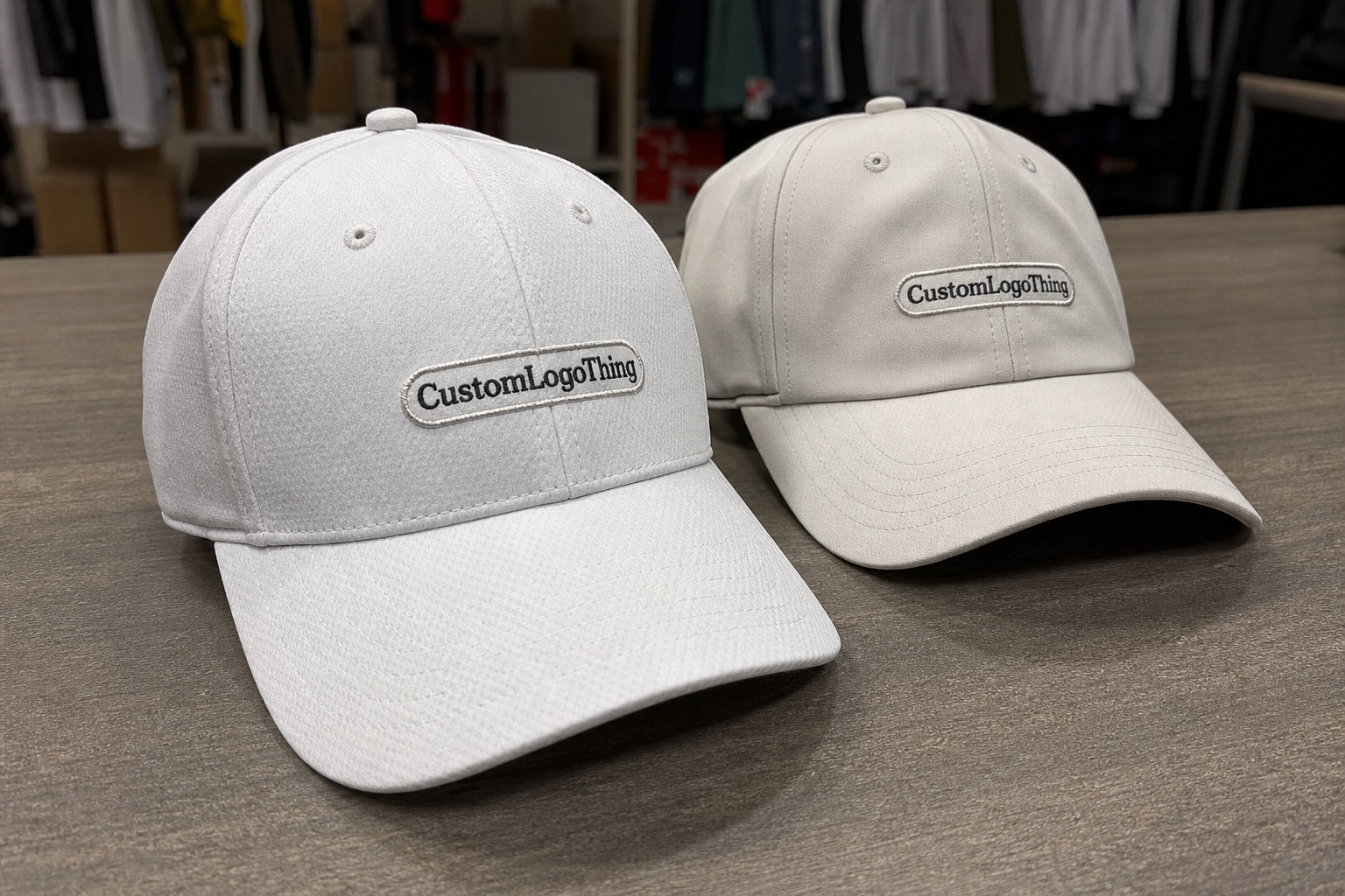 Printed Performance Golf Cap Logo Placement for Bakeries