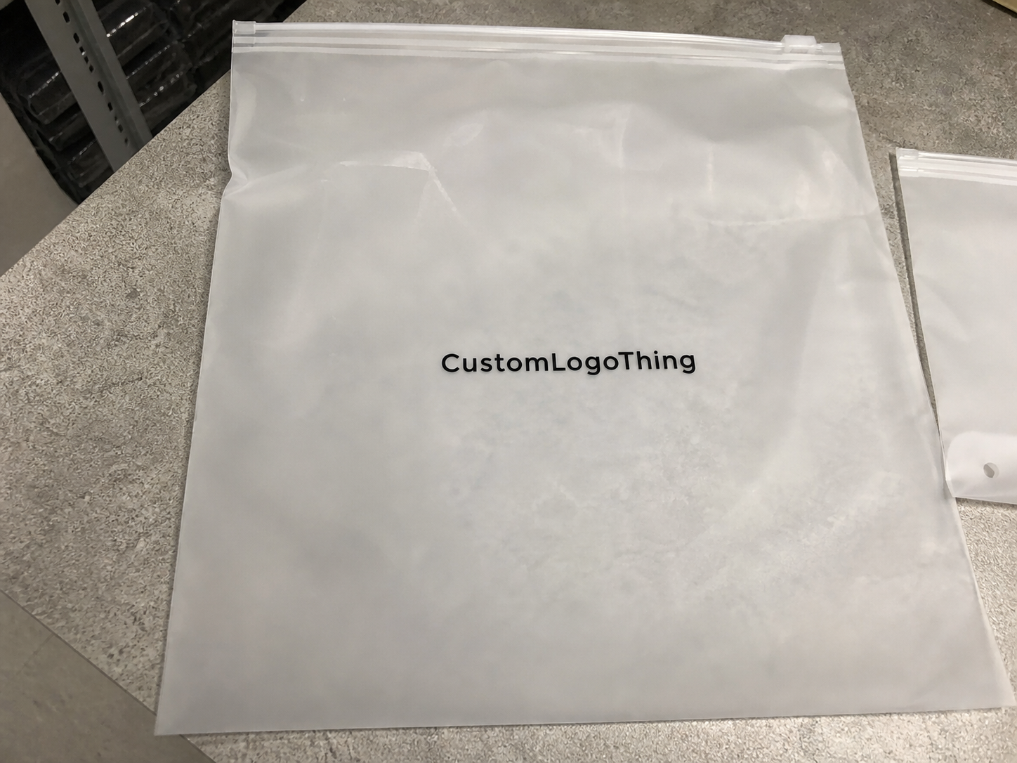 Frosted Zipper Bags Logo Placement Guide for Buyers