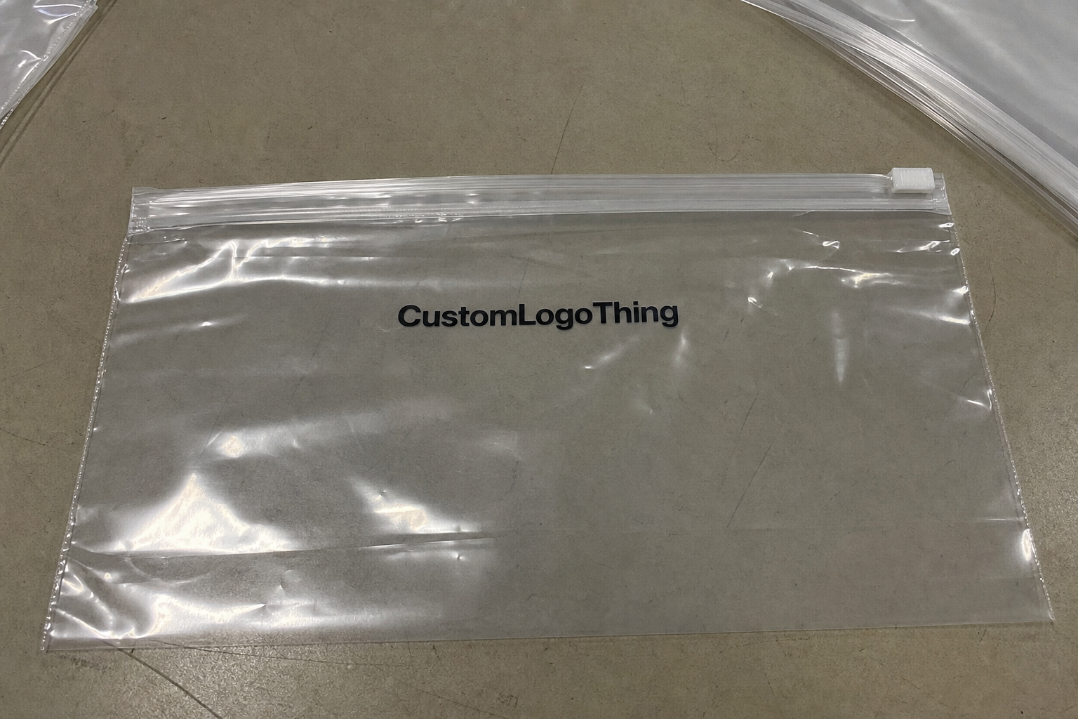 Slider Lock Clothing Bags Logo Placement Guide for Buyers