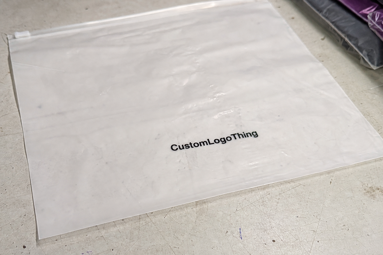 Private Label Buyer Apparel Poly Bags Logo Placement Guide