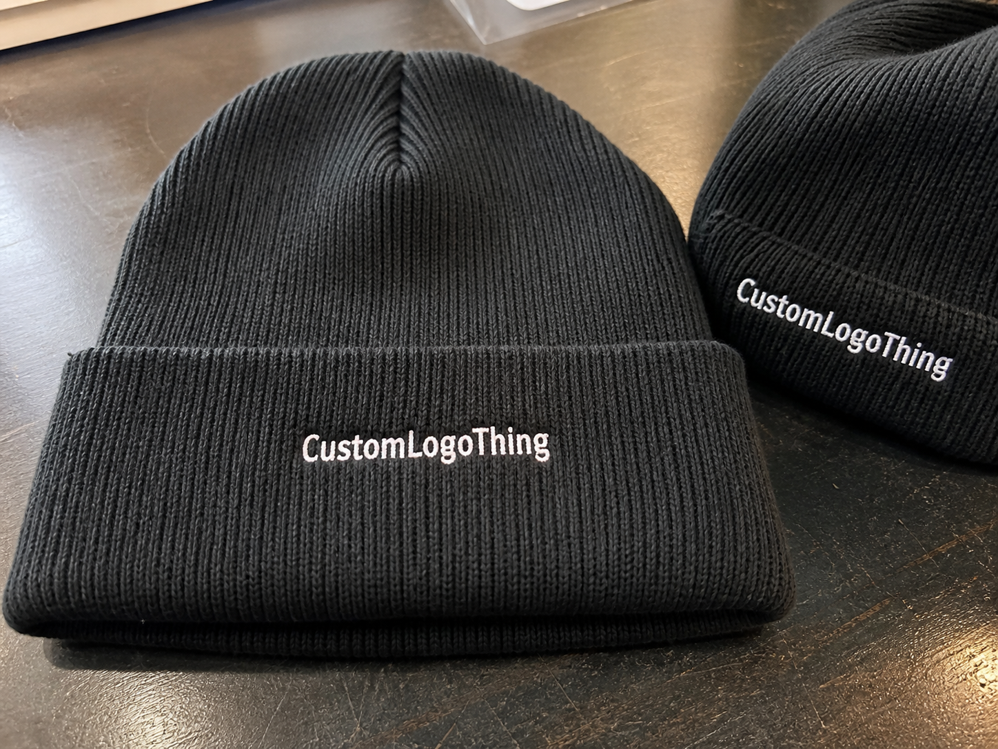 Ribbed Winter Hats Logo Placement Guide for Buyers