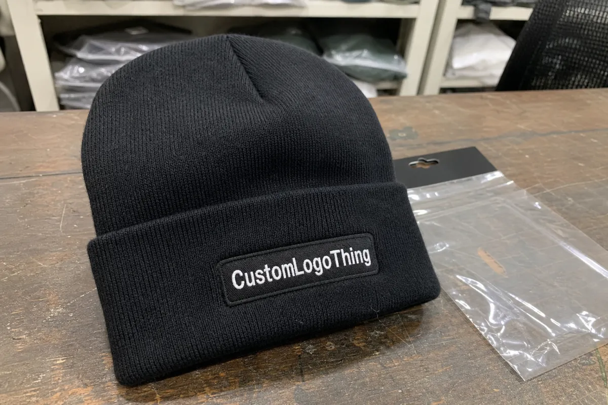 Custom Woven Label Beanies for Private Label Apparel Brands