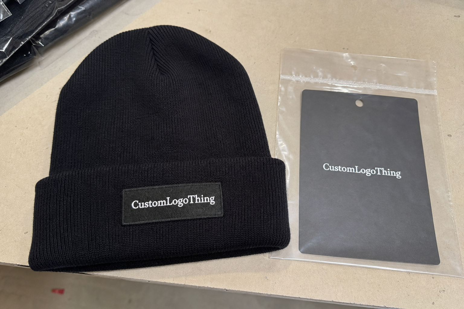 Logo Patch Beanies Sample Checklist for Buyer Approval