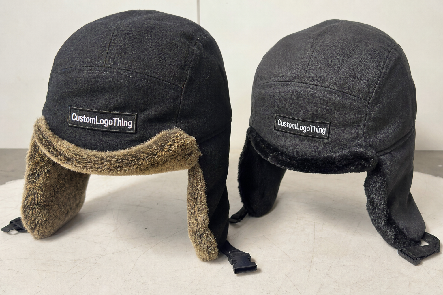 Heavyweight Winter Hats Logo Placement for Bulk Orders