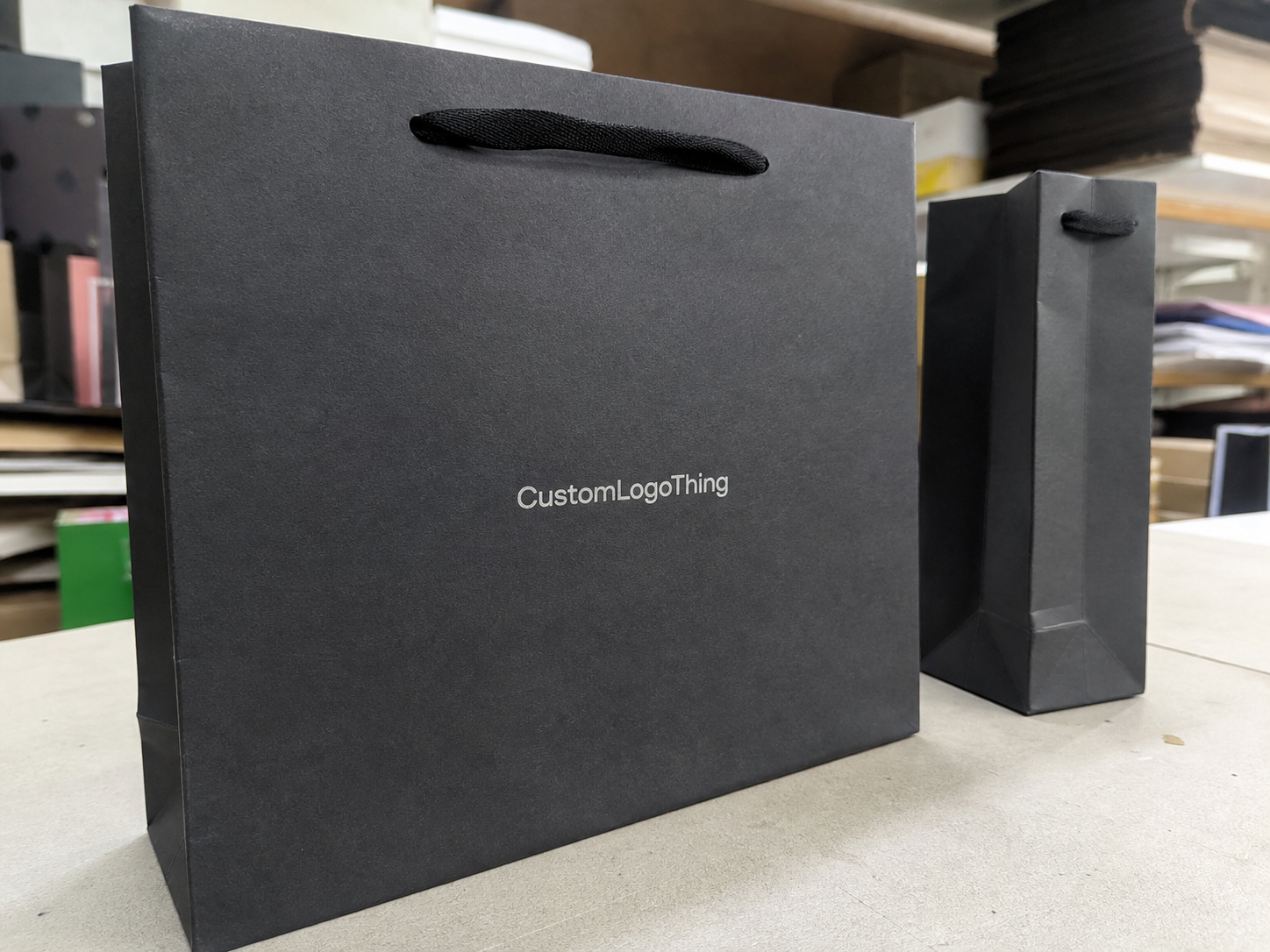 Corporate Gifting Black Paper Gift Bags Quote Request