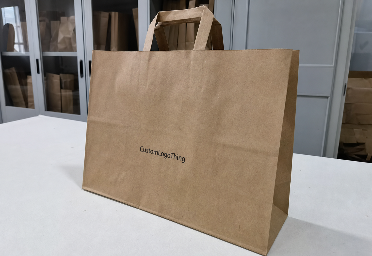 Restaurant Matte Laminated Paper Bags Factory Quote Request