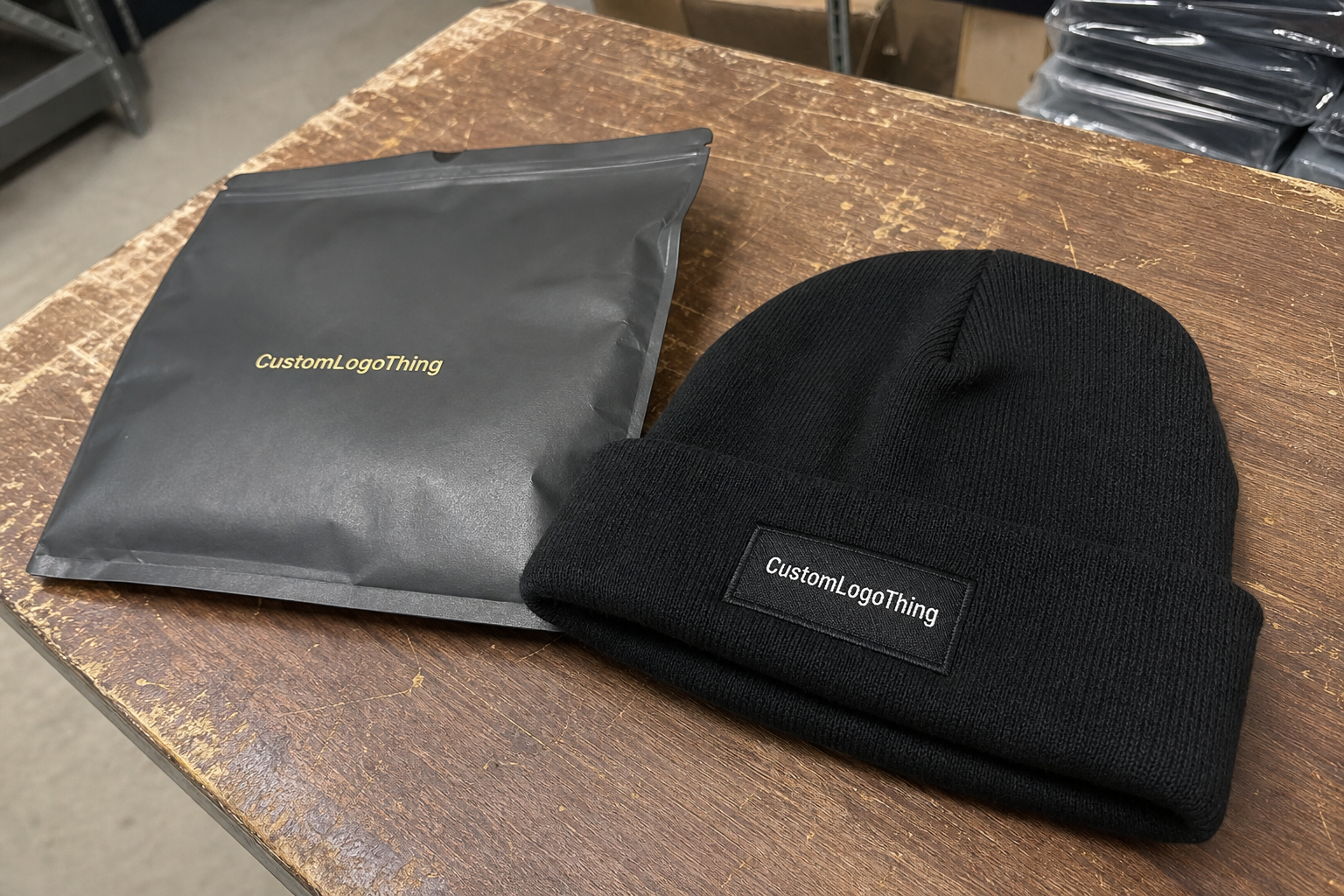 Fitness Cuffed Beanies Logo Placement for Bulk Orders