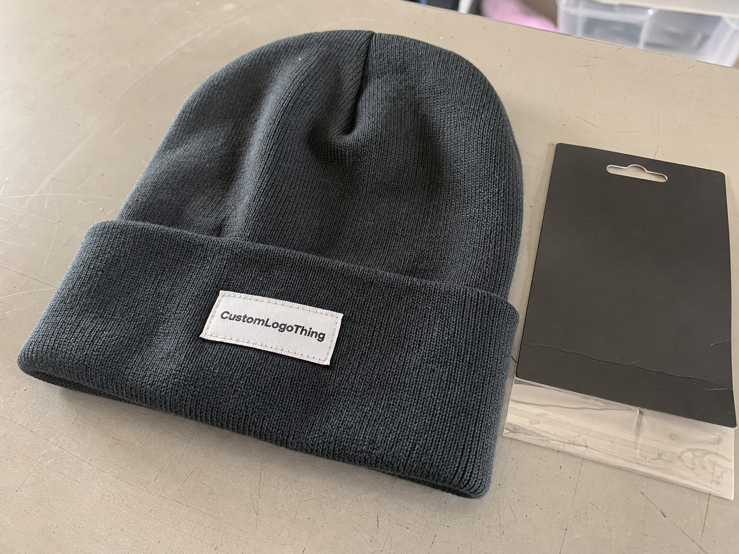 Choose Retail Slouchy Knit Beanies Logo Placement That Sells