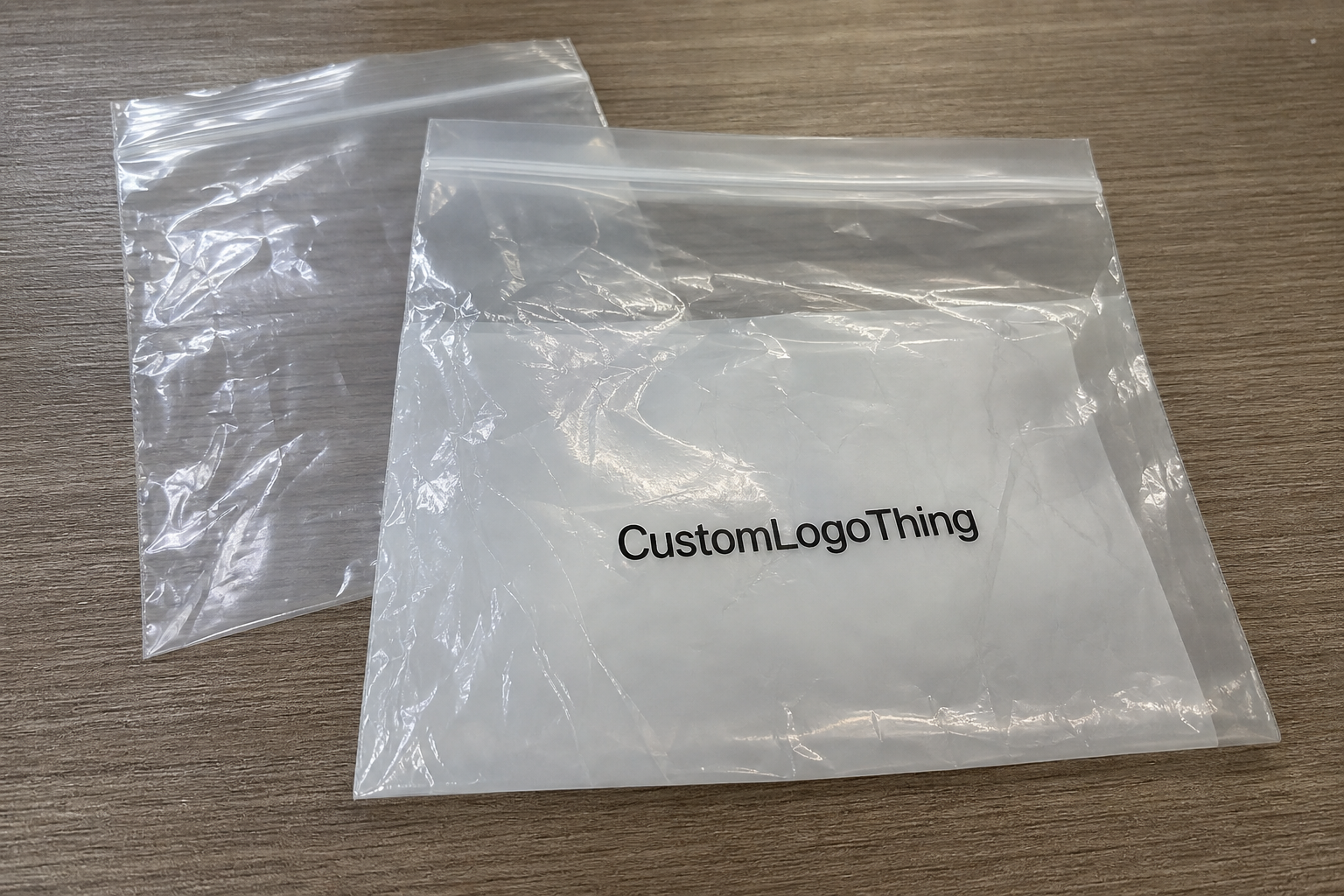 Ecommerce Zip Lock Plastic Bags Print Options to Order