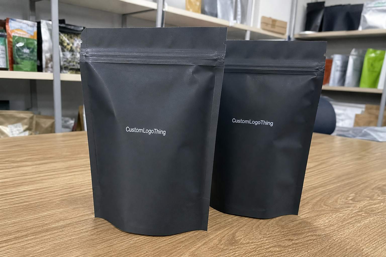 Ecommerce Matte Zipper Bags Unit Cost for Bulk Orders
