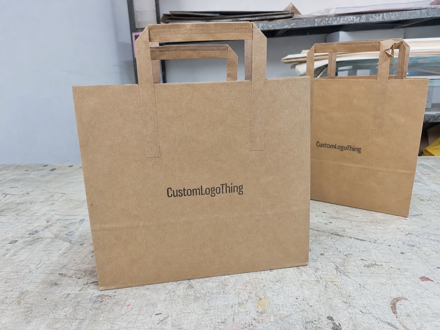 Corporate Gifting Flat Handle Paper Bags Reorder Plan