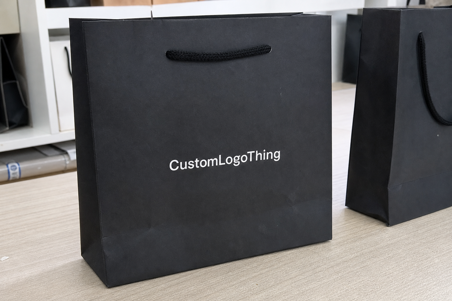 Coffee Black Paper Gift Bags Quote: Request Pricing