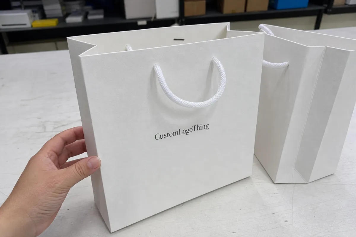 Gift Set White Boutique Paper Bags Material Guide for Buyers