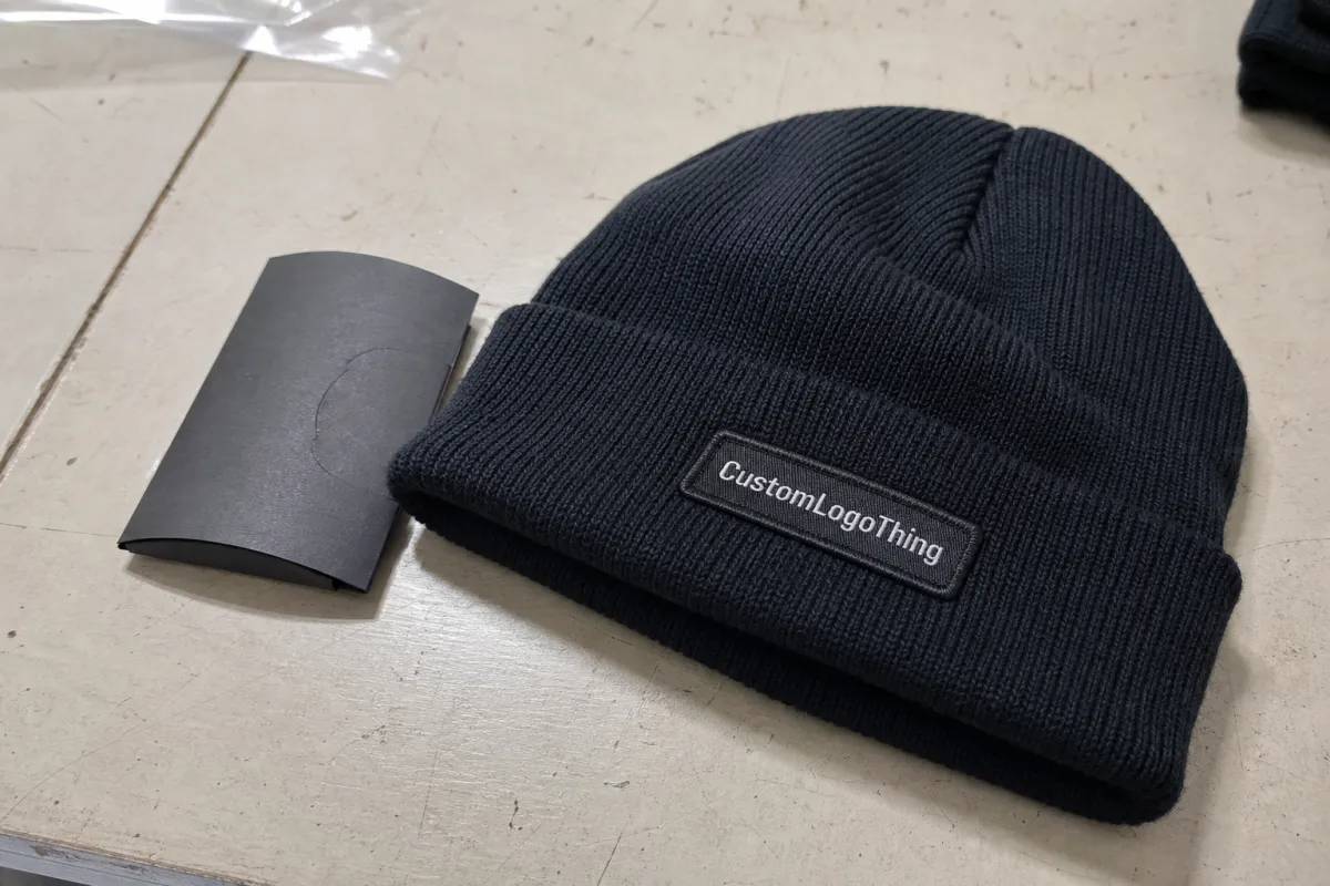 Order Event Merch Logo Patch Beanies: Material Guide