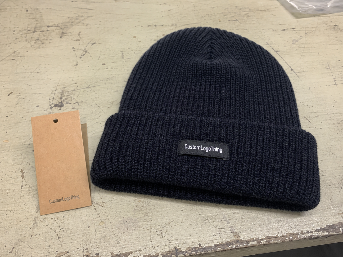 Apparel Heavyweight Winter Hats Logo Placement for Buyers
