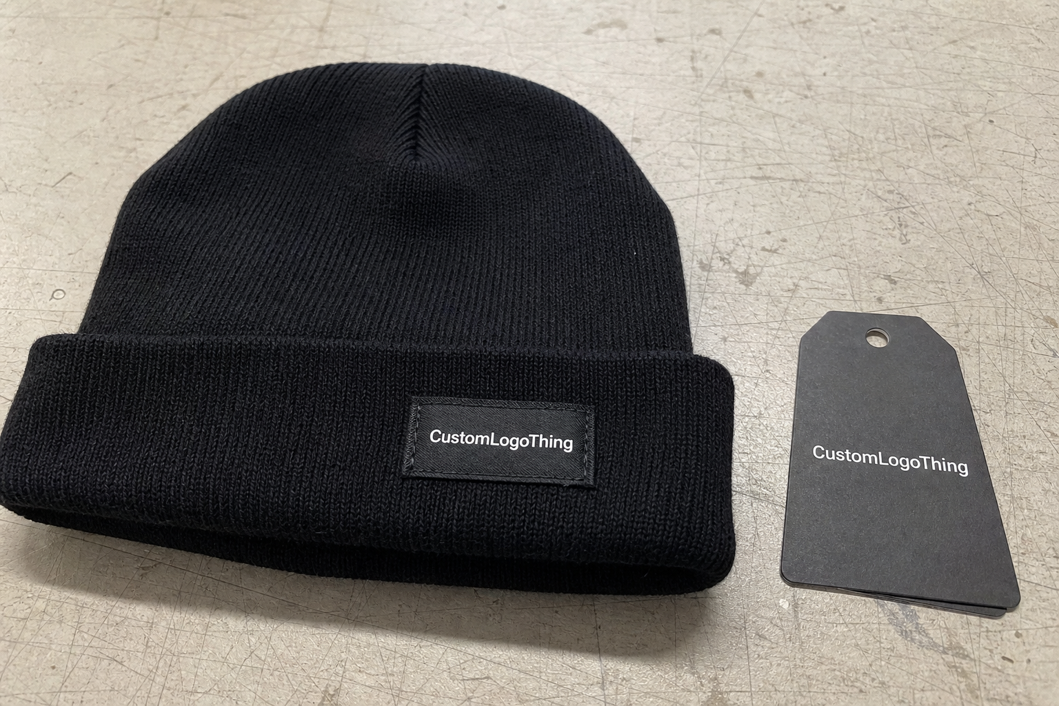 Subscription woven label beanies unit cost for bulk orders
