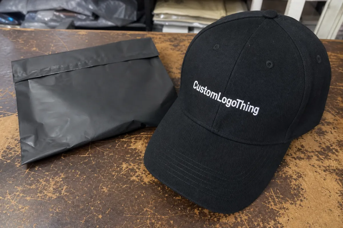 Event merch embroidered logo hats MOQ for bulk orders