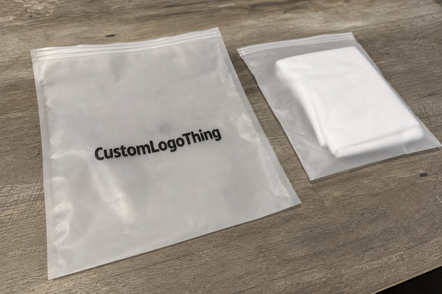 Wine Club Frosted Zipper Bags Packaging Insert Checklist