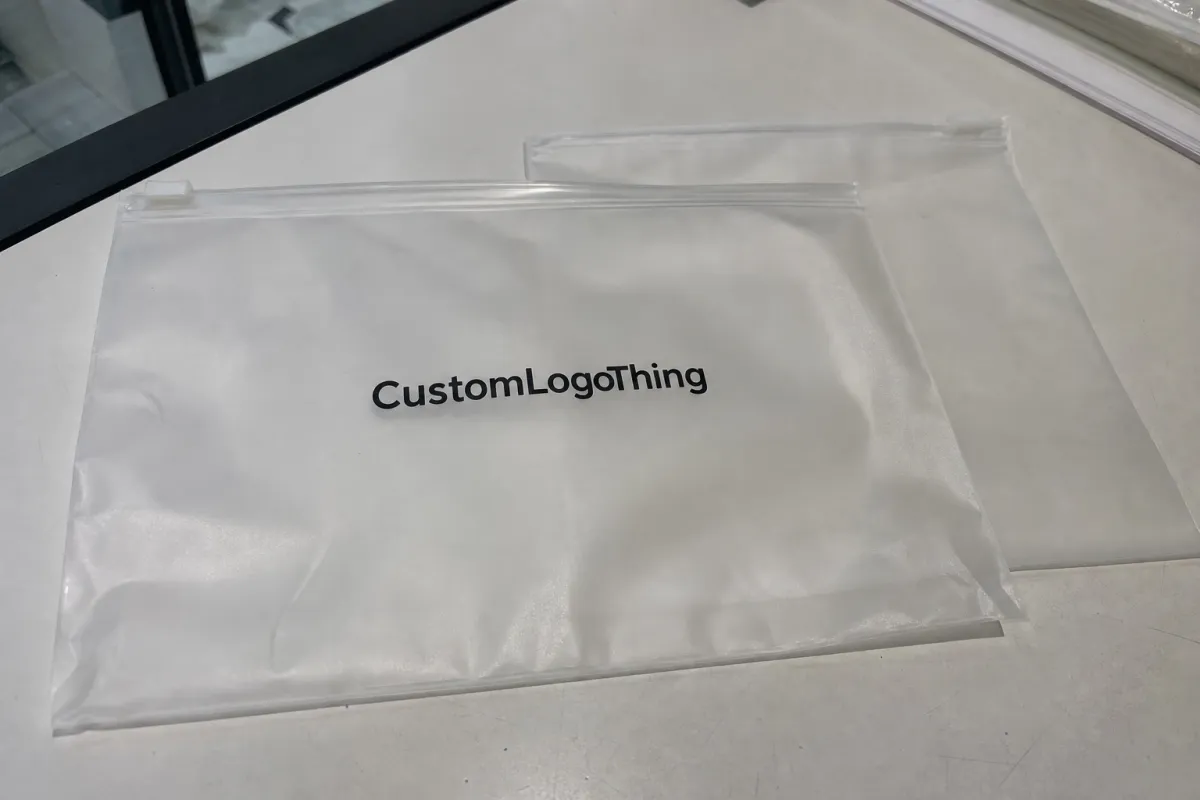 Beauty Frosted Zipper Bags Packaging Insert Checklist