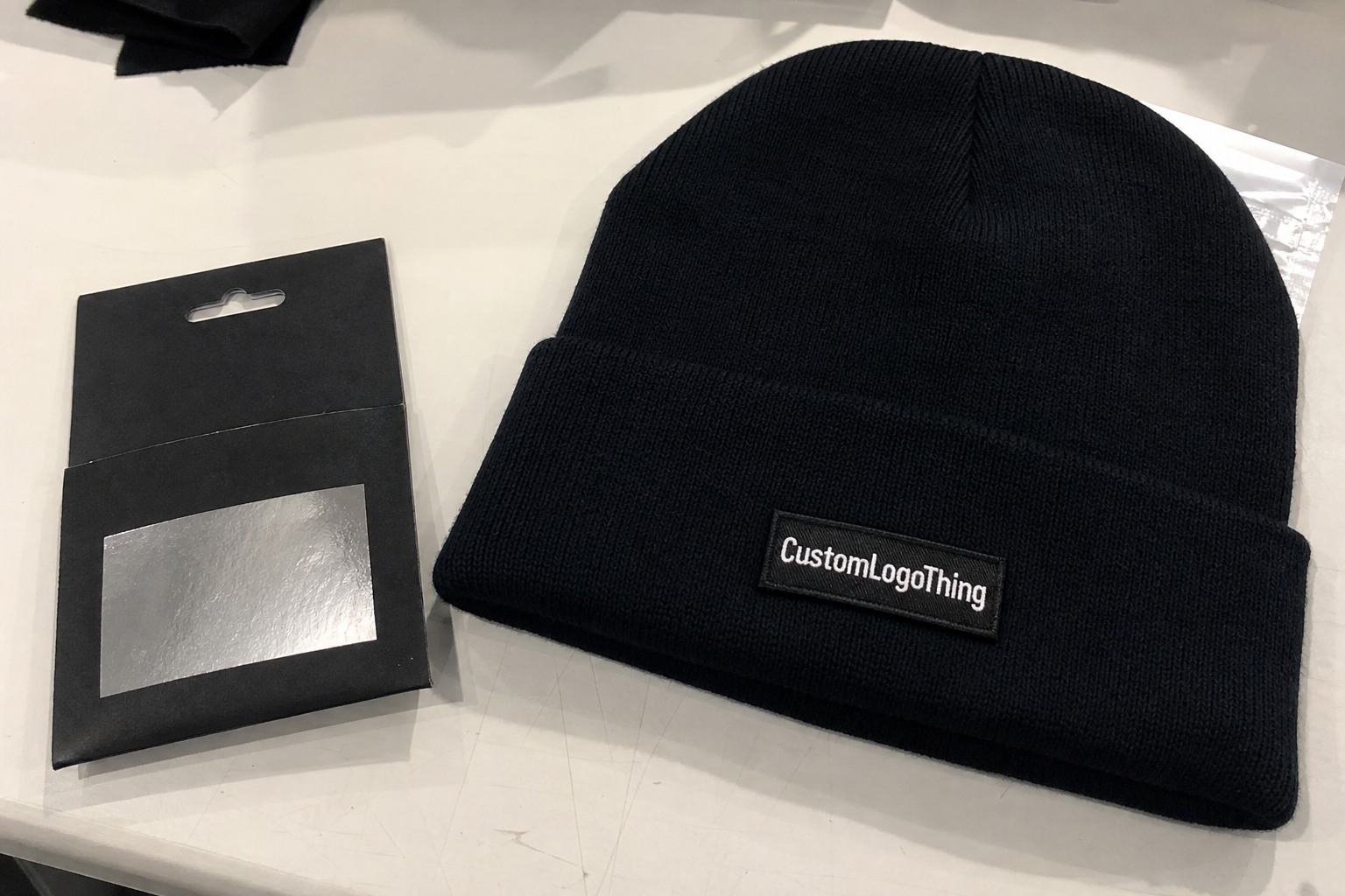 Order Home Fragrance Embroidered Beanies Material Samples