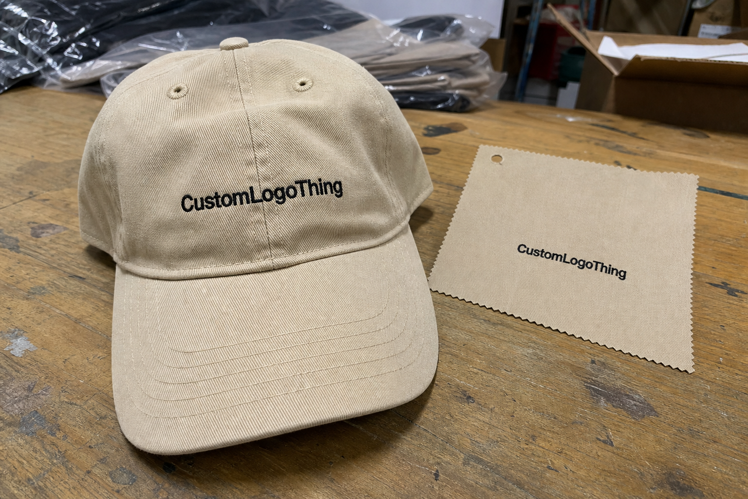 Wedding Unstructured Dad Hats Material Sample Guide