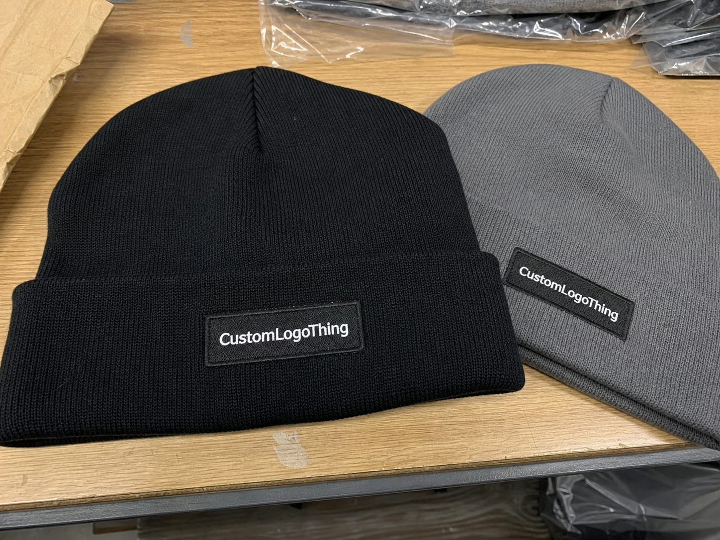 Soap Woven Label Beanies Material Sample Guide for Buyers