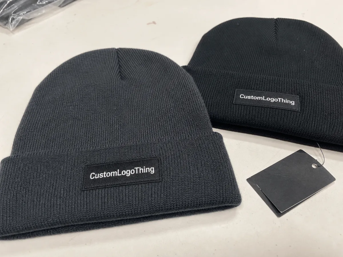 Supplement Woven Label Beanies Unit Cost Review & Order