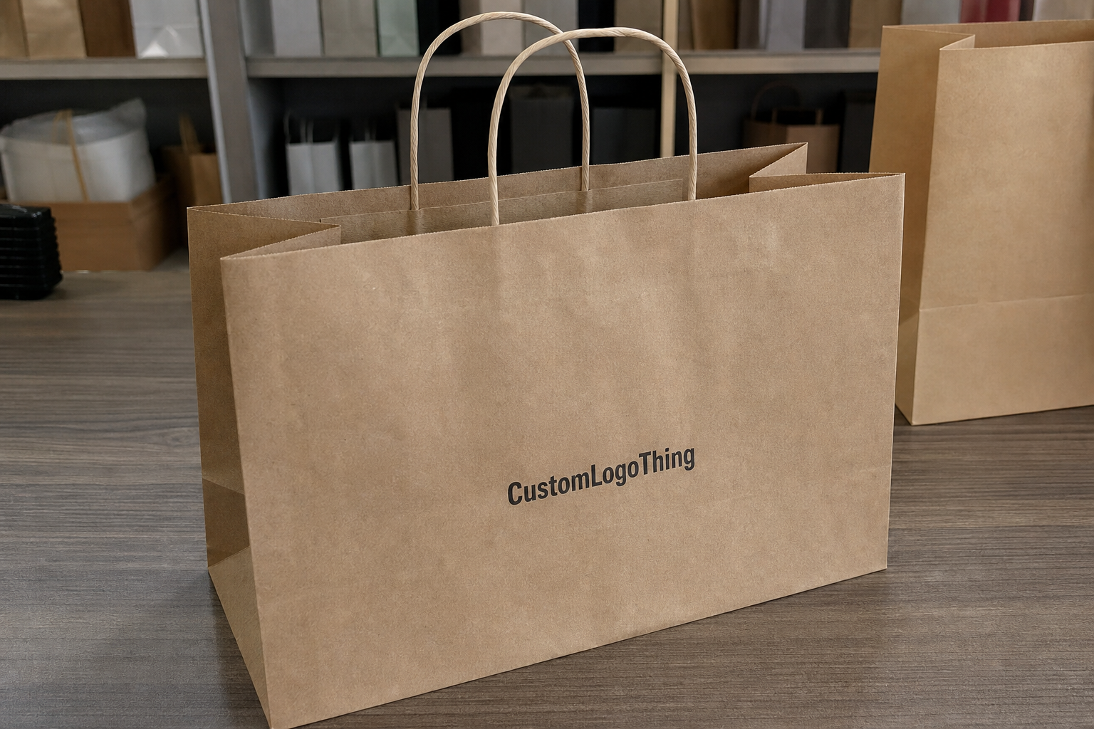 Trade Show Twisted Handle Paper Bags Bulk Order Planning