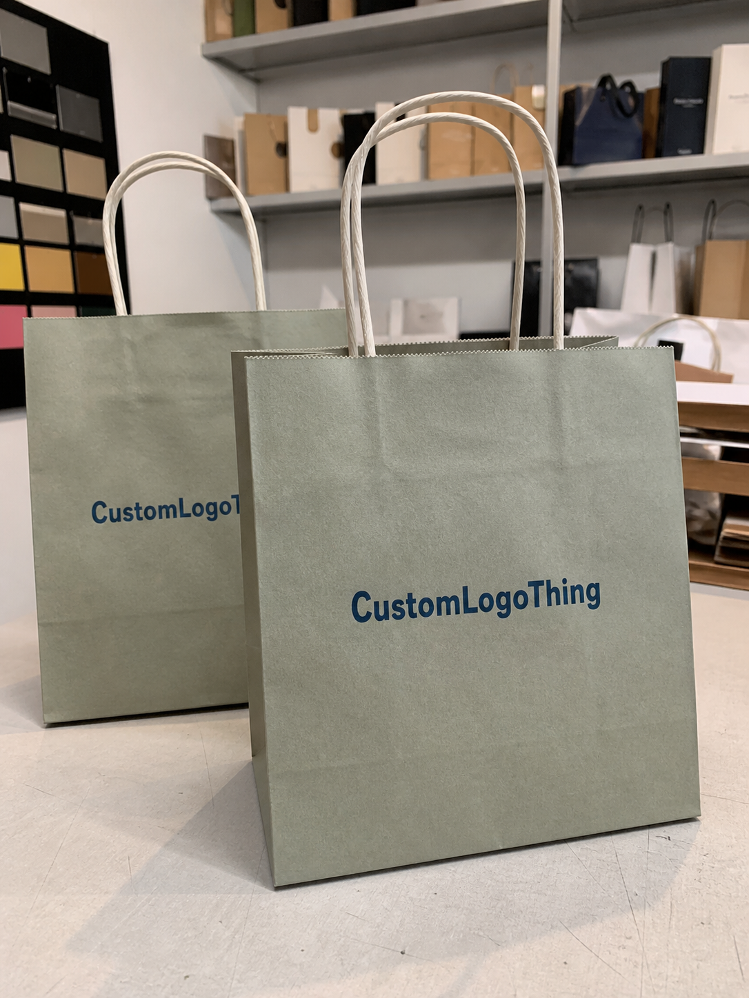 Cosmetics Twisted Handle Paper Bags Bulk Order Planning