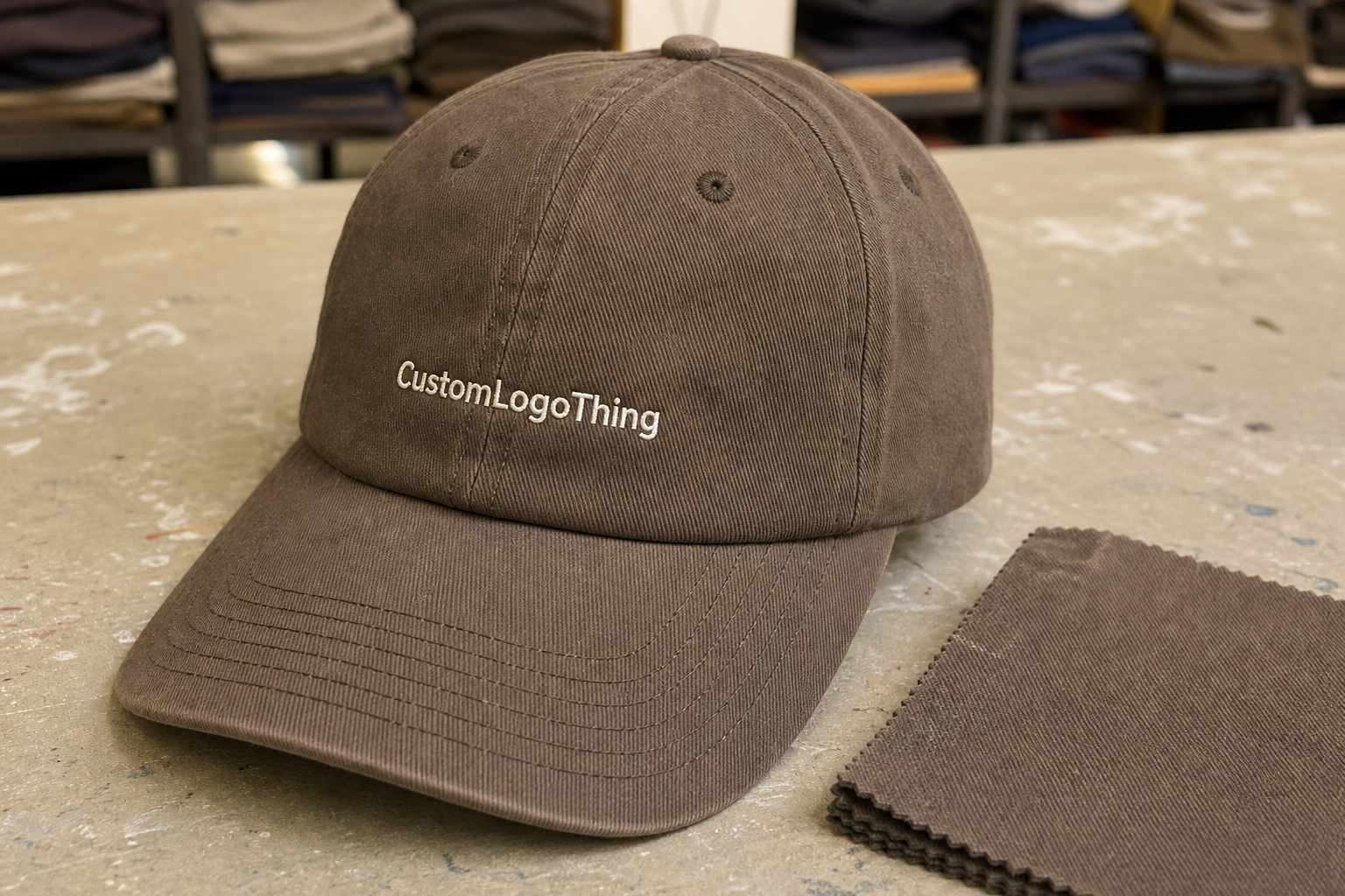 Coffee Roaster Baseball Cap Material Sample Buyer's Guide