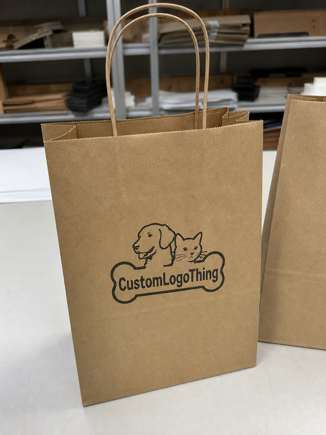 Pet Treat Twisted Handle Paper Bags Unit Cost Review