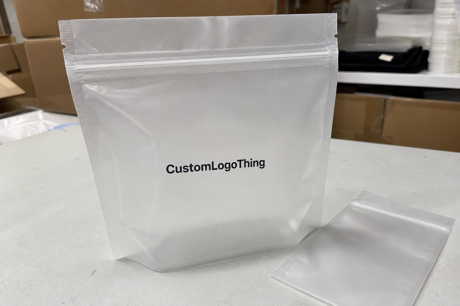Subscription Frosted Zipper Bags Material Sample Guide