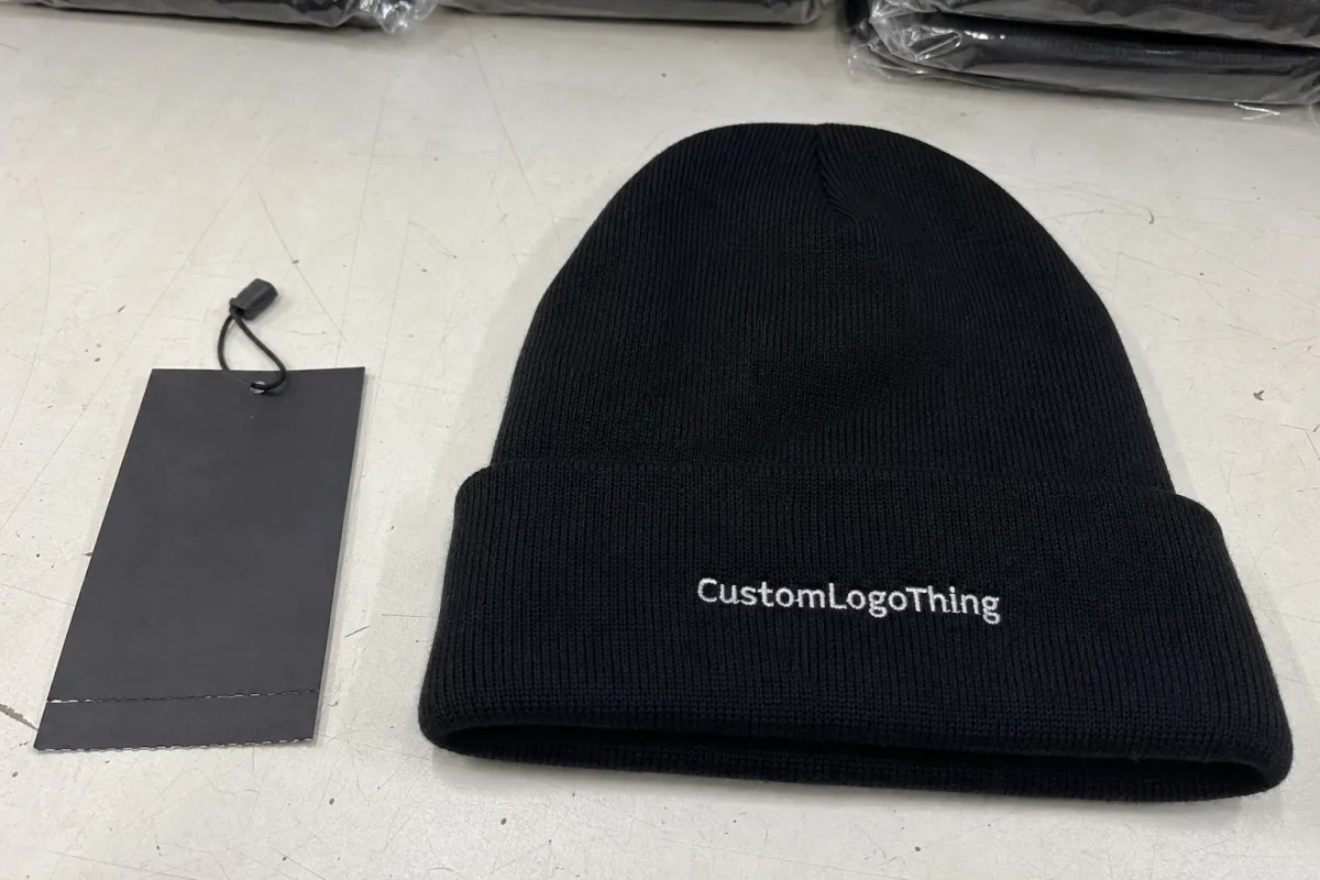Corporate gifting cuffed knit beanies sample guide