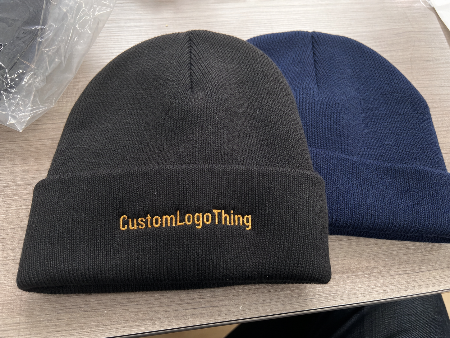 Beer Embroidered Beanies Material Sample Guide for Buyers