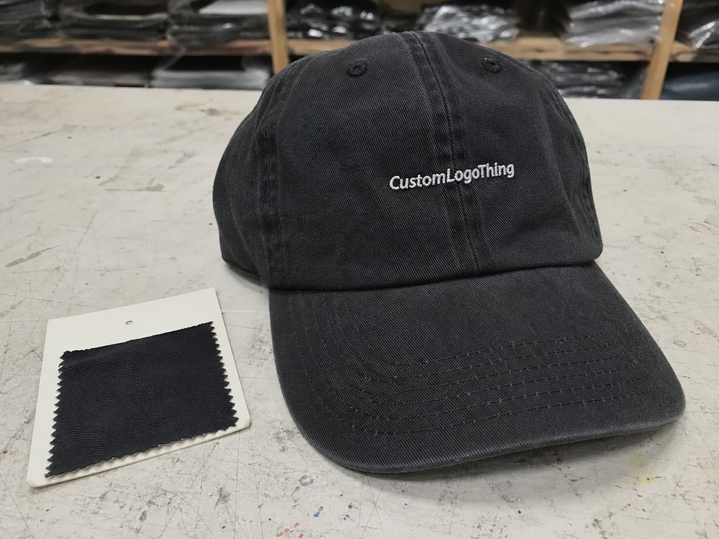 Book Unstructured Dad Hats Material Sample Guide Today
