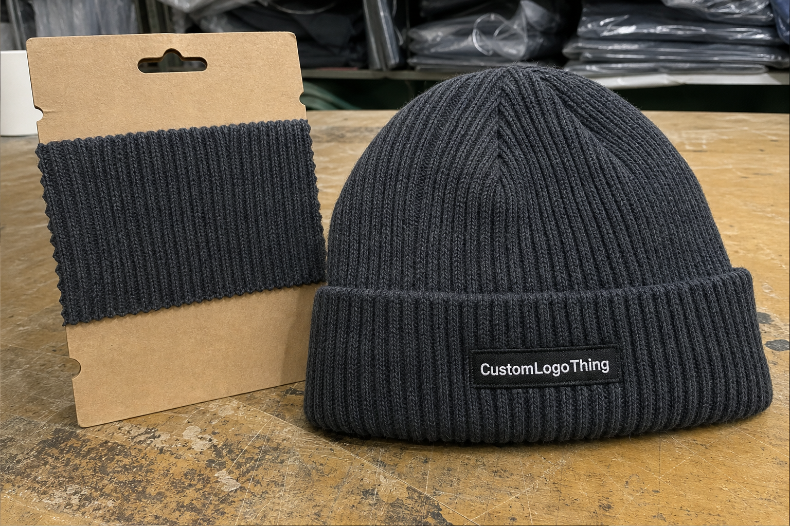 Subscription Ribbed Winter Beanies Material Sample Guide