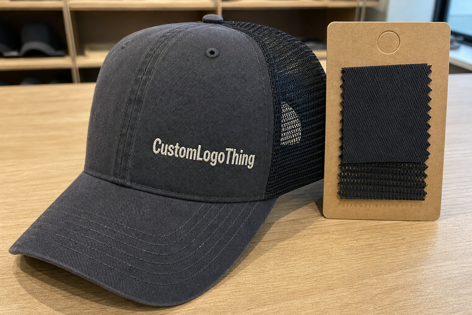 Tea Trucker Caps Material Sample Guide for Bulk Buyers