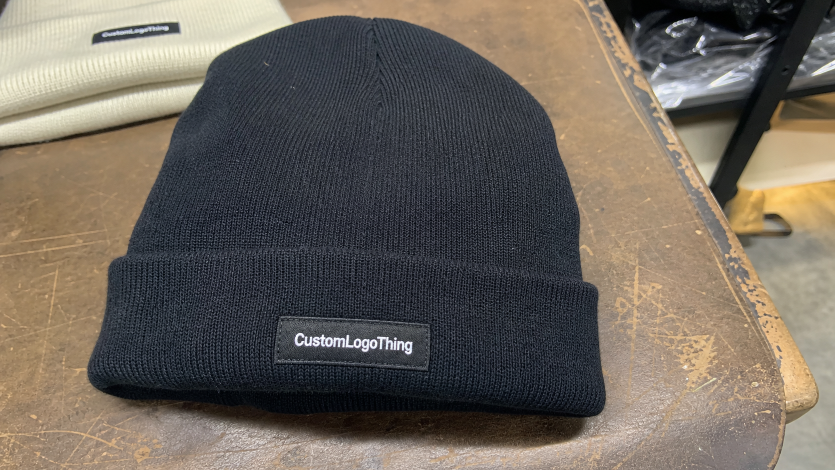 Why Woven-Label Beanies Win Shelf Space - CustomLogoThing packaging example