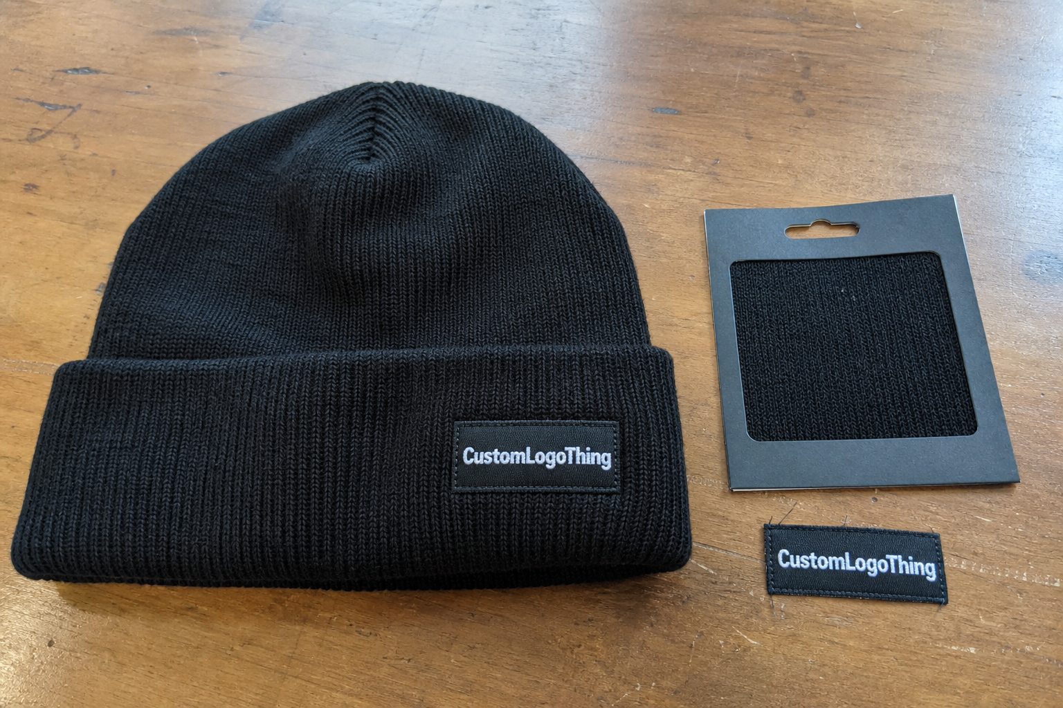 Buy Pet Treat Embroidered Beanies Material Sample Guide