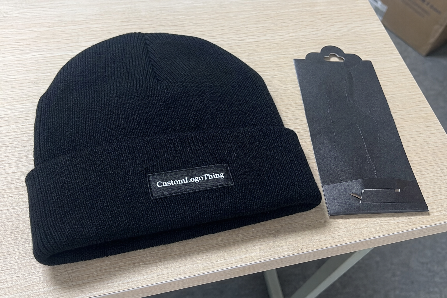 Electronics Woven Label Beanies Bulk Order Planning