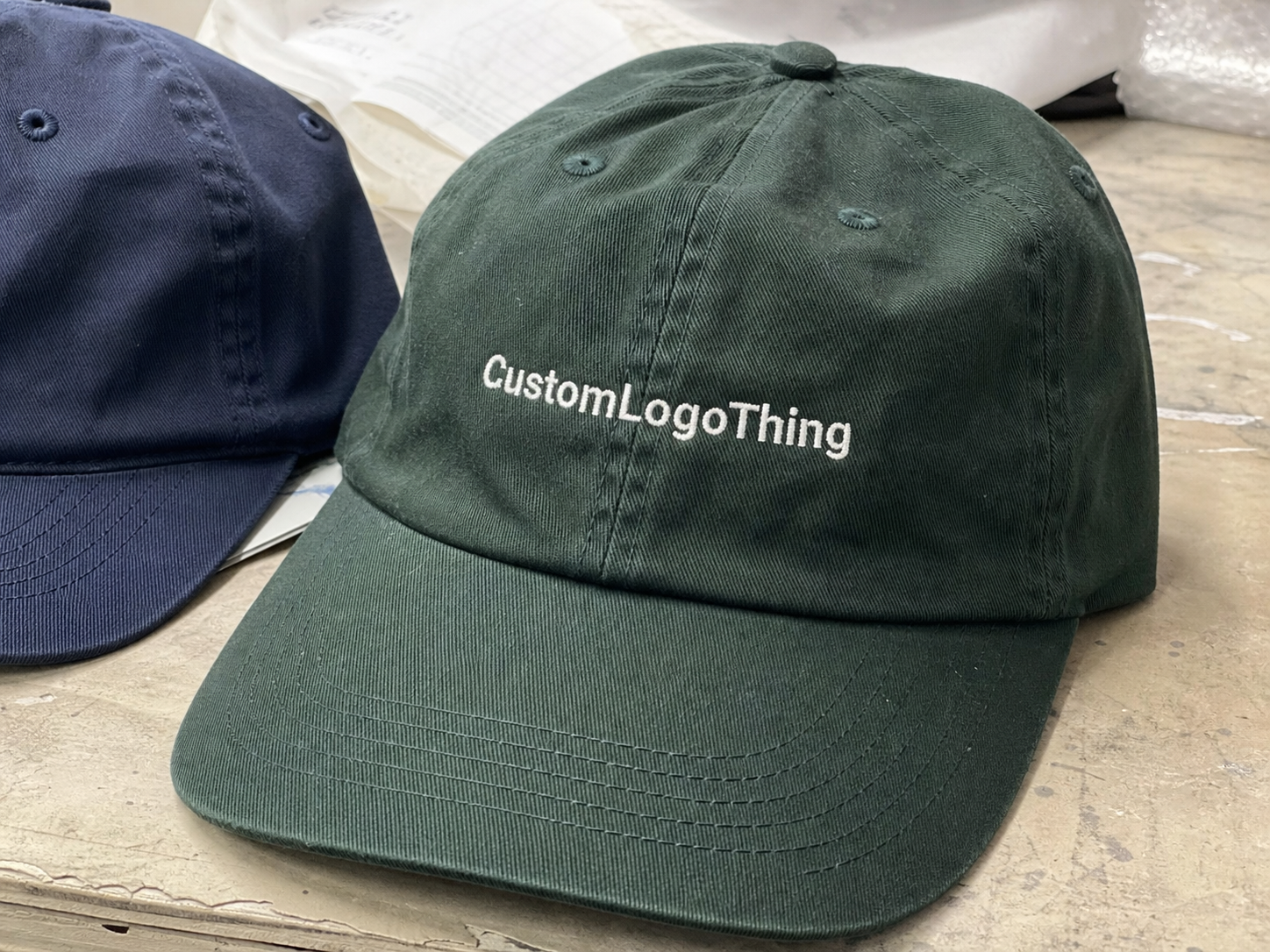 Trade Show Unstructured Dad Hats Bulk Order Planning
