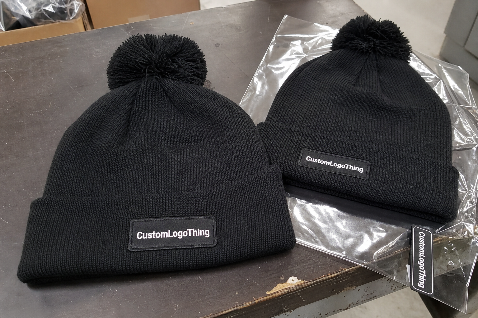 Event Merch Pom Pom Beanies Unit Cost for Bulk Orders