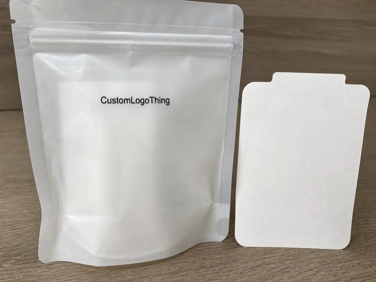 Pet Treat Frosted Zipper Bags Packaging Insert Checklist